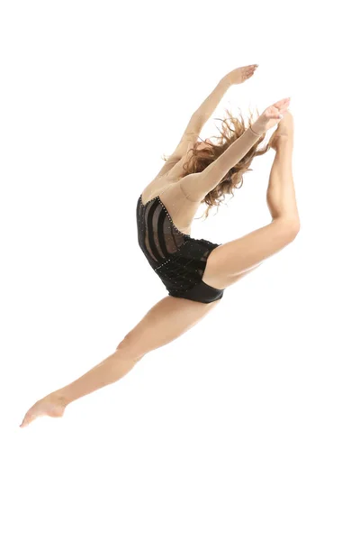 Schöne junge Tänzerin — Stockfoto
