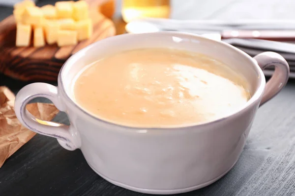 Délicieuse soupe à la crème — Photo