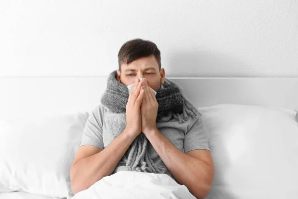 Young ill man — Stock Photo, Image