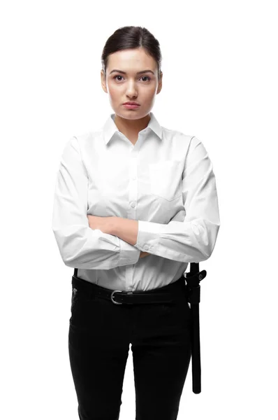 Mujer guardia de seguridad —  Fotos de Stock