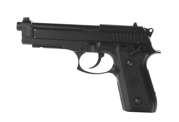 Gun on white background — Stock Photo, Image