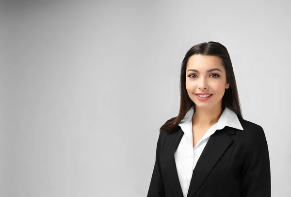 Beautiful young teacher — Stock Photo, Image