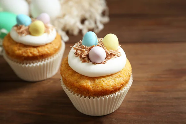 Sabrosos cupcakes de Pascua — Foto de Stock