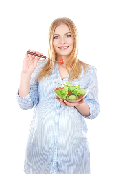 Zwangere jonge vrouw — Stockfoto