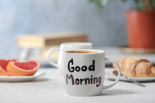 Words GOOD MORNING written — Stock Photo, Image