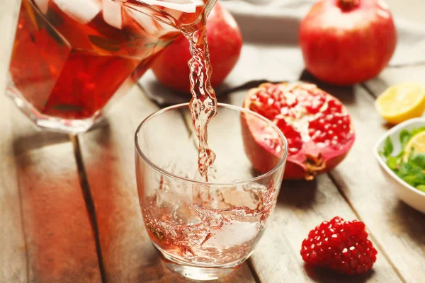 Cold fruit cocktail — Stock Photo, Image