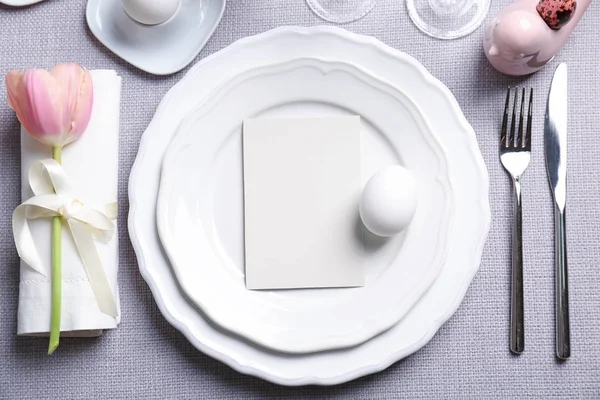 Beautiful Easter table — Stock Photo, Image