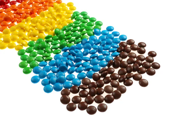 Kolorowe cukierki słodkie — Zdjęcie stockowe