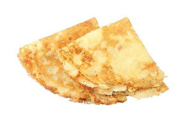 Tasty folded pancakes — Stock Photo, Image