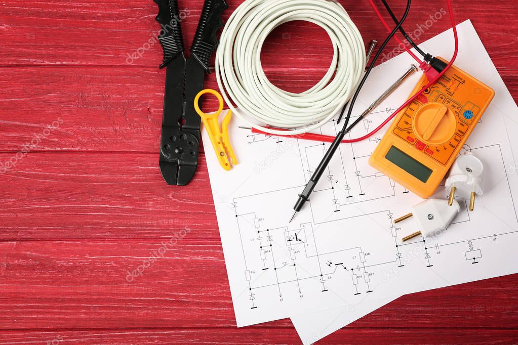 Electrician tools and schemes