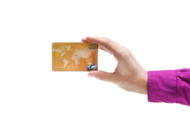 El ele tutuşan kredi kartı