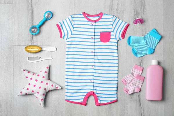 Baby clothes and accessories — Stock Photo, Image