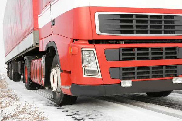 Modern semi truck — Stock Photo, Image