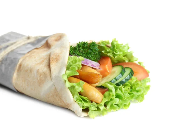 Utsökt kebab smörgås — Stockfoto