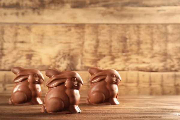 Çikolata Paskalya tavşanları — Stok fotoğraf