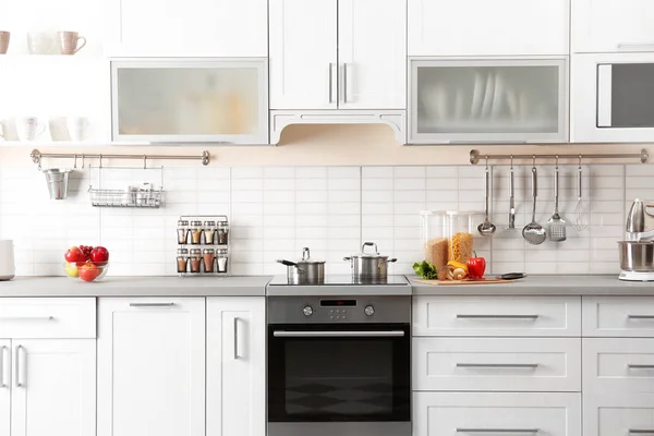 Modern kitchen interior — Stock Photo, Image