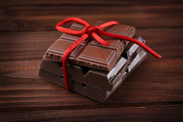 Lahodné čokoládové figurky — Stock fotografie