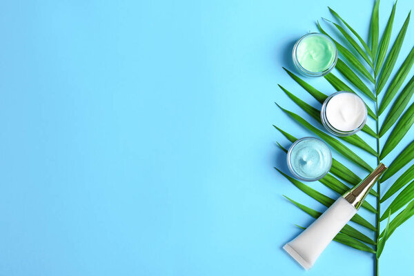 Natural cosmetics and leaf