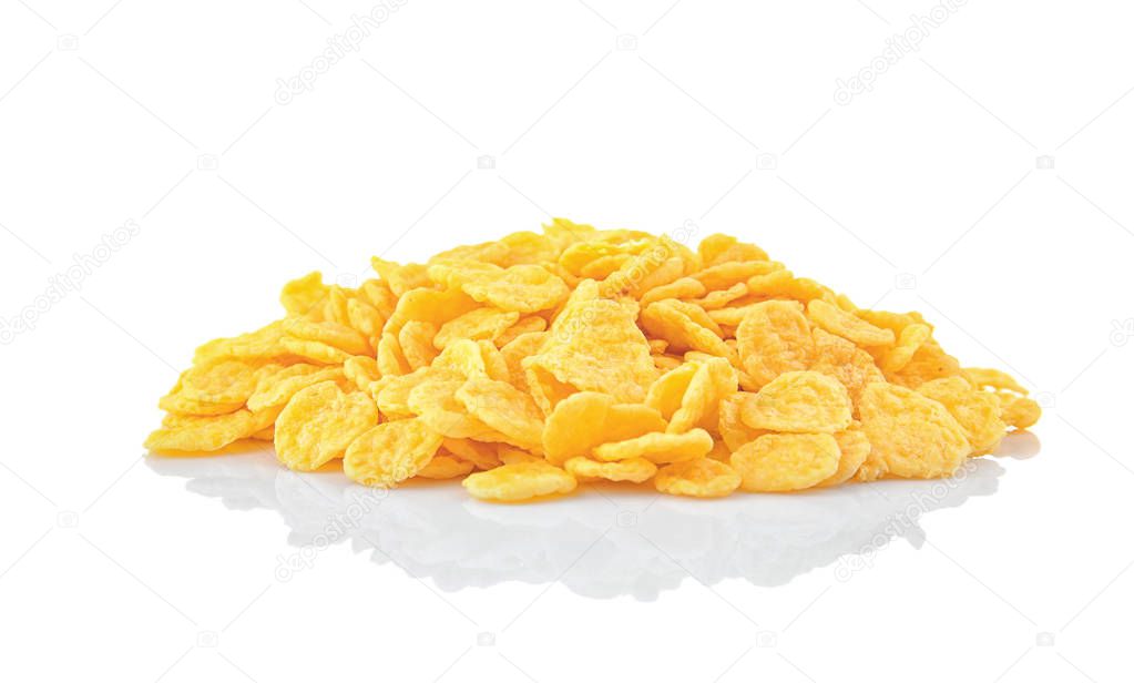 pile of dry cornflakes