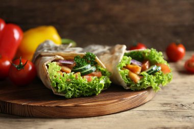 Lezzetli kebap sandviç