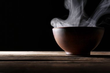 Sıcak waternd ile kase