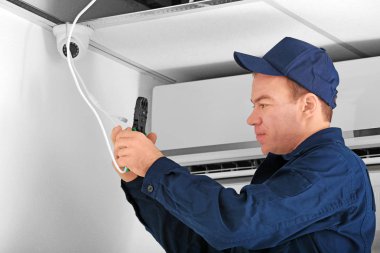 Elektrikçi bağlantı Cctv kamera 