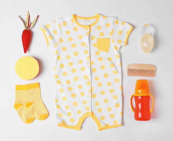 Baby clothes and accessories — Stock Photo, Image