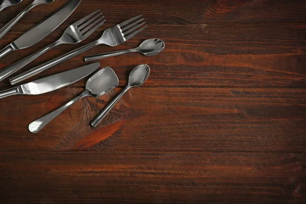 Masaya ayarla çatal bıçak takımı — Stok fotoğraf