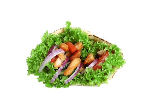 Delicious kebab sandwich — Stock Photo, Image