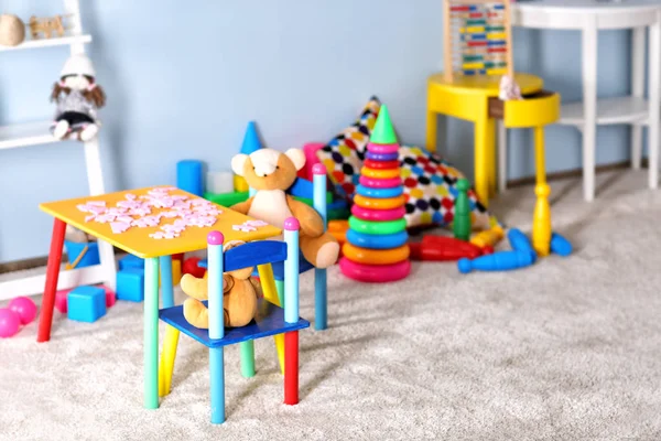 Vivid kids room view — Stock Photo, Image