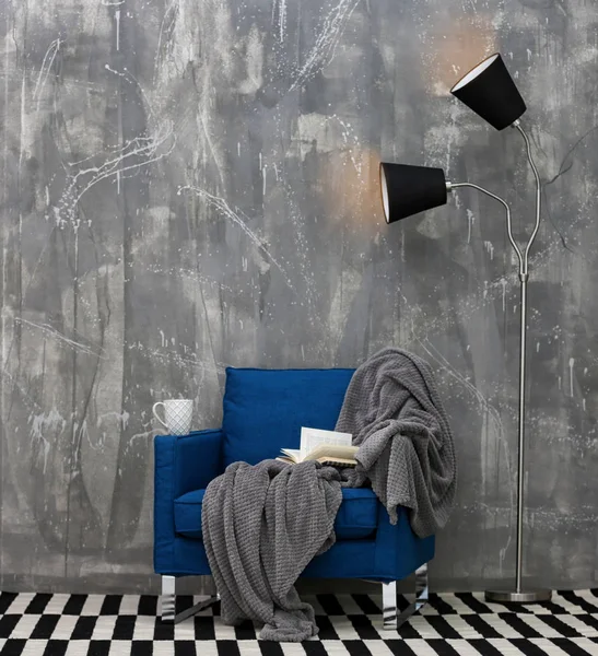 Armchair in modern room — Stock Photo, Image
