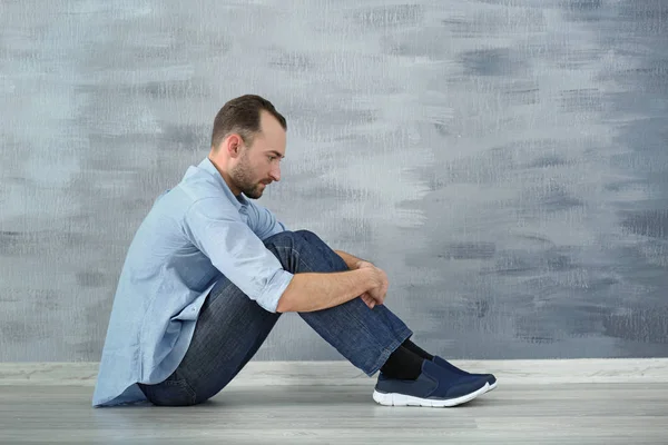 Handsome depressed man — Stock Photo, Image