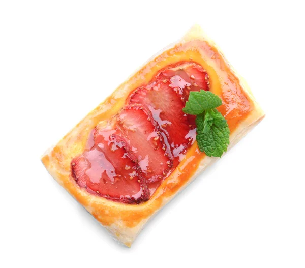 Sweet strawberry pastry — Stock Photo, Image