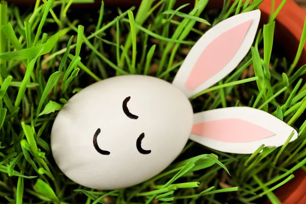 Huevo de Pascua con orejas decorativas —  Fotos de Stock
