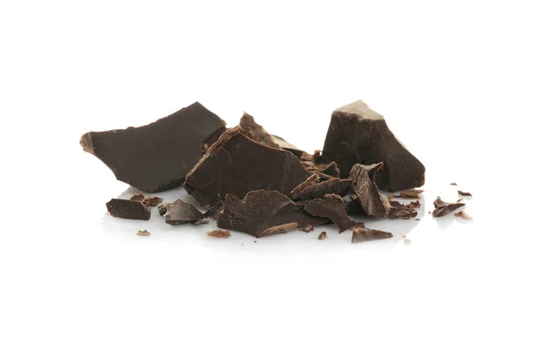Sötét csokoládé falatok — Stock Fotó