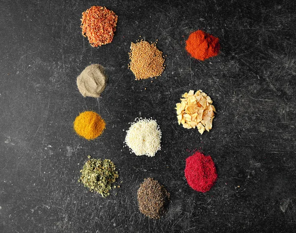 Different spices on table — Stock Photo, Image