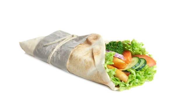 Heerlijke kebab sandwich — Stockfoto