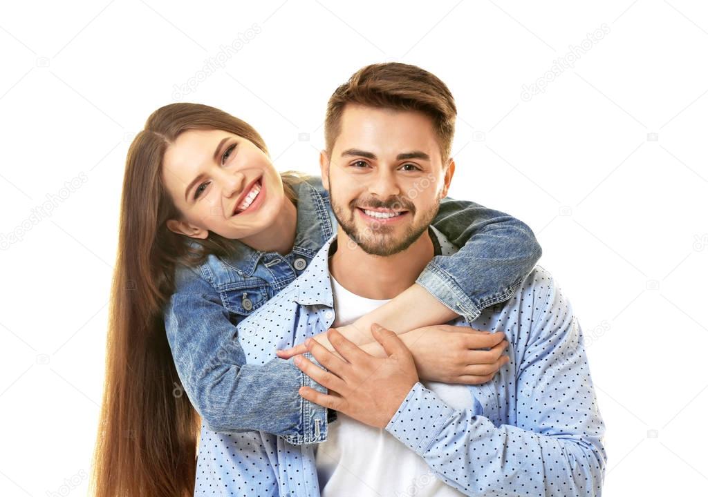 Cute young couple 
