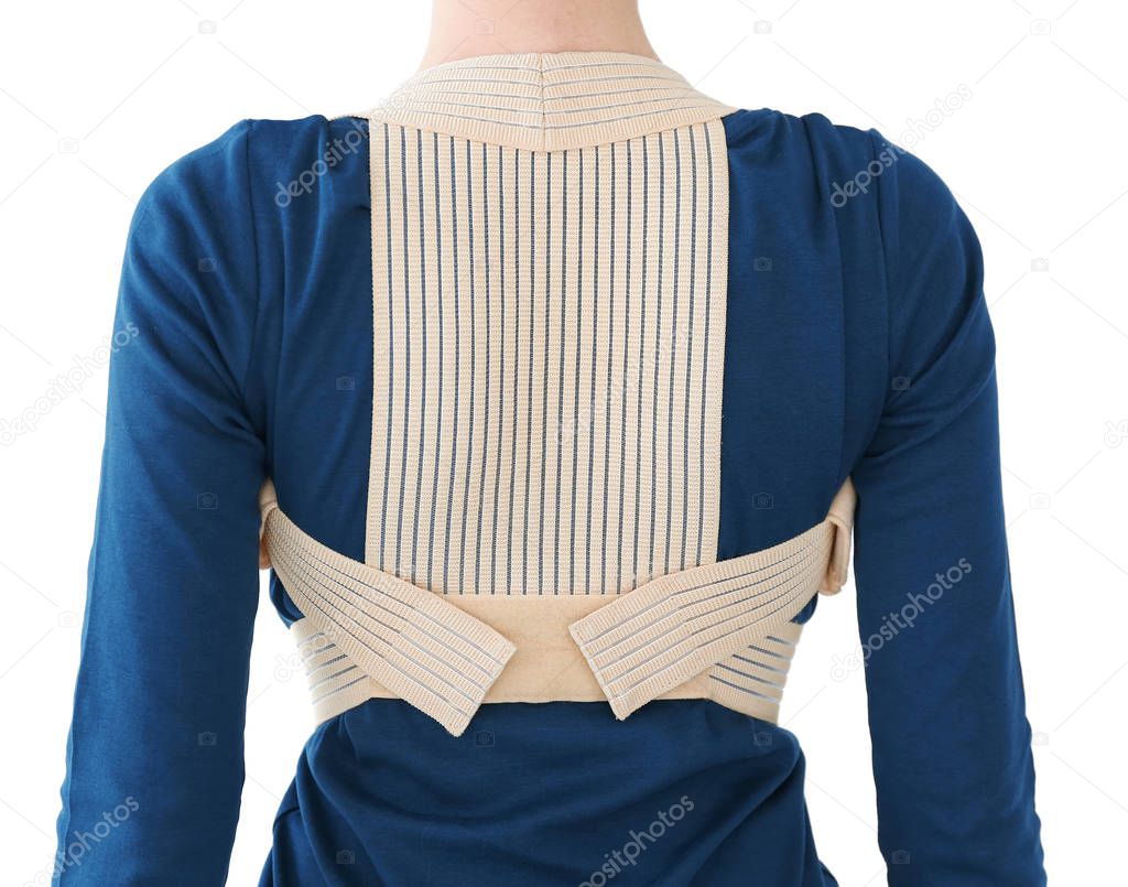 Woman wearing corset 