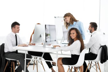 Ofisteki iş adamları