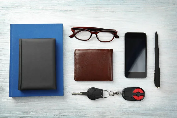 Composition of businessman accessories — Stock Photo, Image