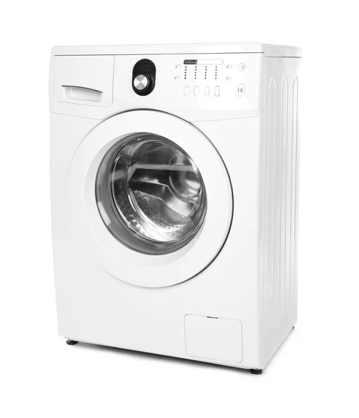 Çamaşır makinesi beyaz — Stok fotoğraf
