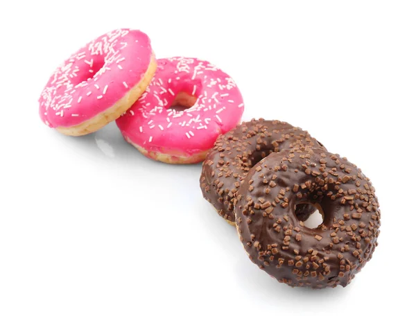 Leckere glasierte Donuts — Stockfoto