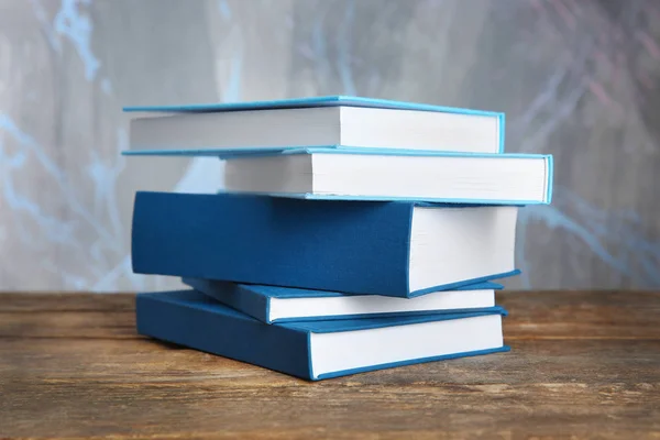 Stapel blue boeken — Stockfoto