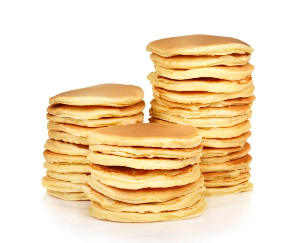 Delicious stacked pancakes — Stock Photo, Image