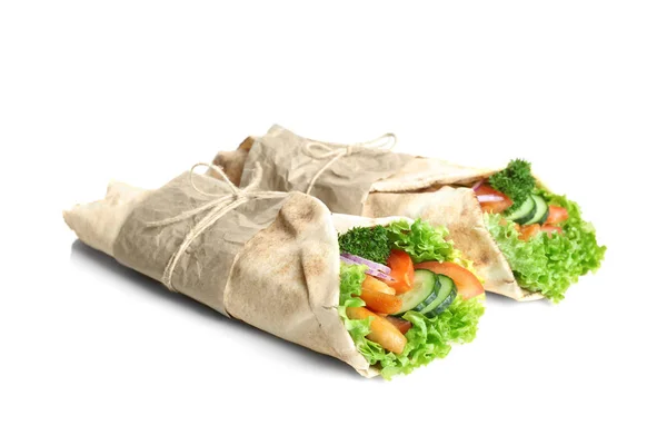 Delicious kebab sandwiches — Stock Photo, Image