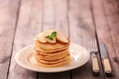 Lezzetli gözleme ile plaka