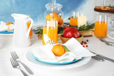 Mumlu masa ayarları