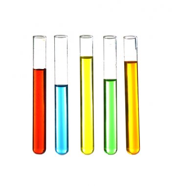 Test tüpleri ile renkli örnekleri