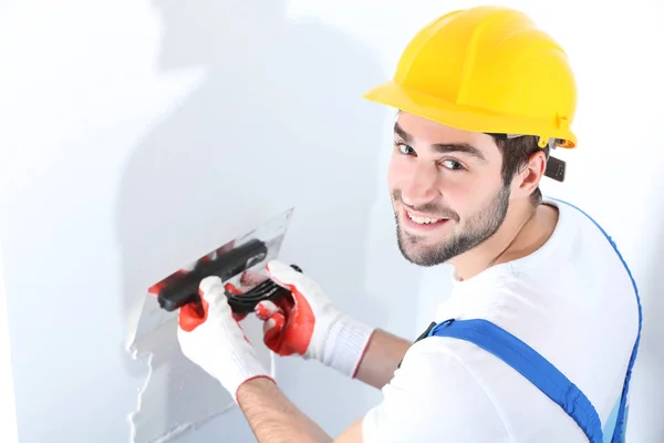 Mužské pracovní provedení opravy — Stock fotografie